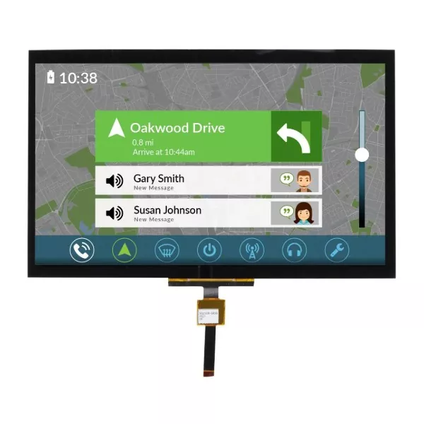 10.1 tum HD TFT -modul med CTP