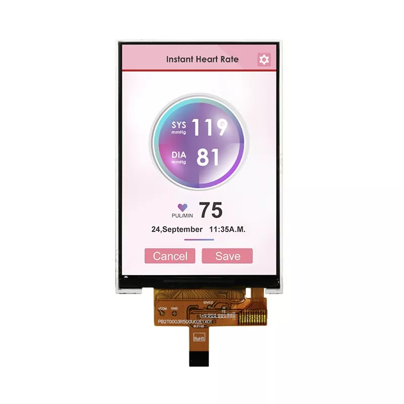 3.5 tum 320x480 Porträtt IPS TFT -modul