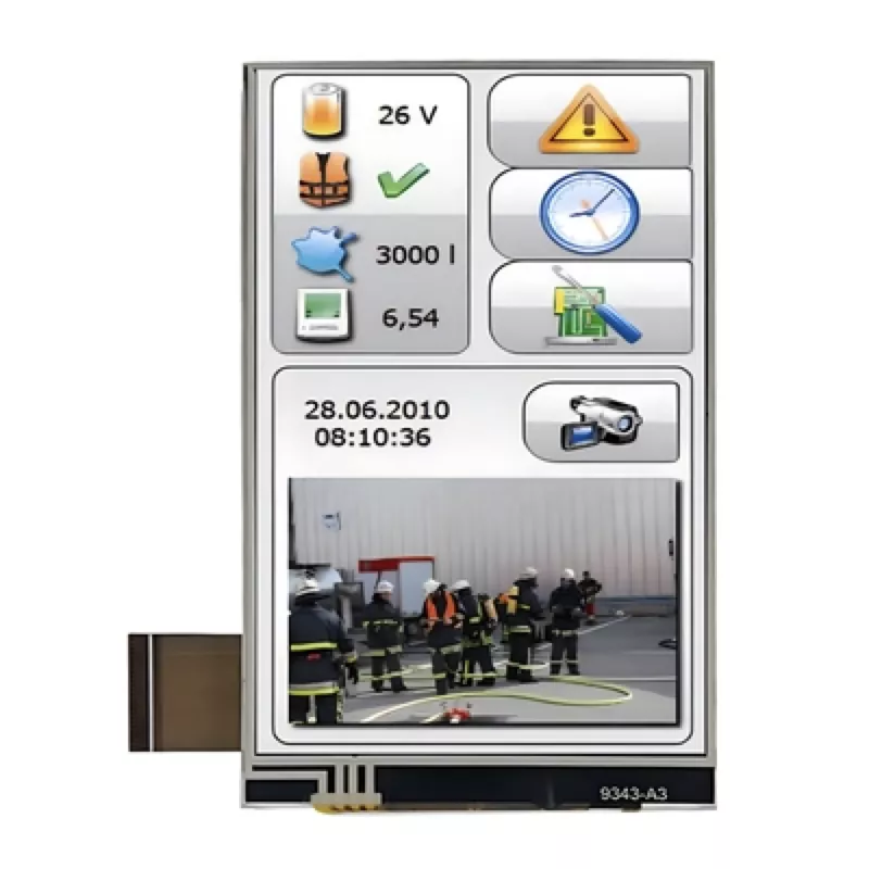 3.97 '' 480x800 resistive touch IPS TFT -modul