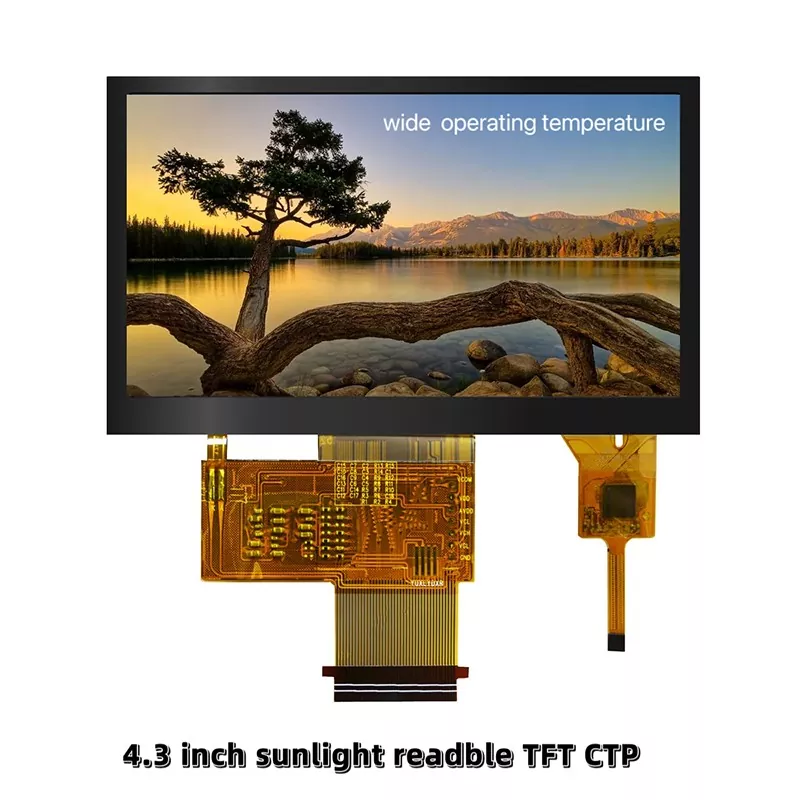 4,3 tum 480x272 med TFT -modulen för pekskärm