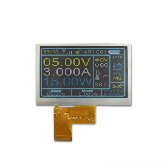 4,3 tum WQVGA IPS TFT -modul