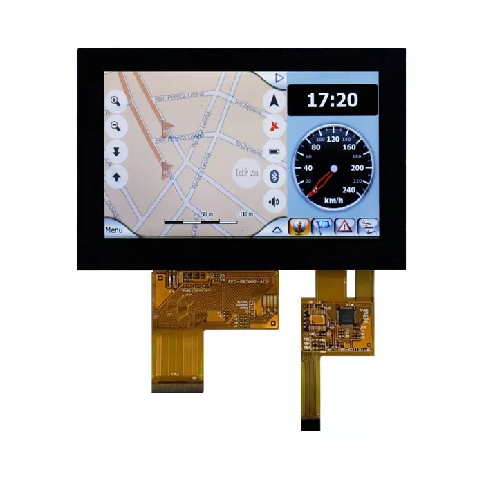 5 tum 800x480 transflektivt TFT -modul